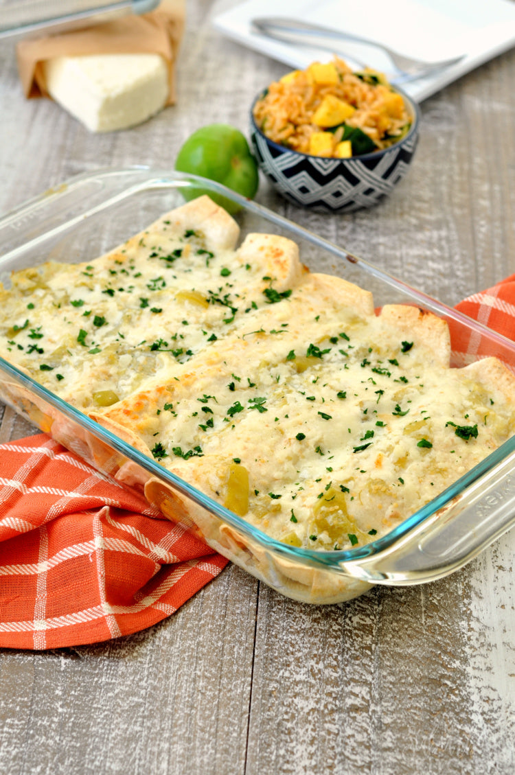 Chicken Enchiladas with Roasted Squash