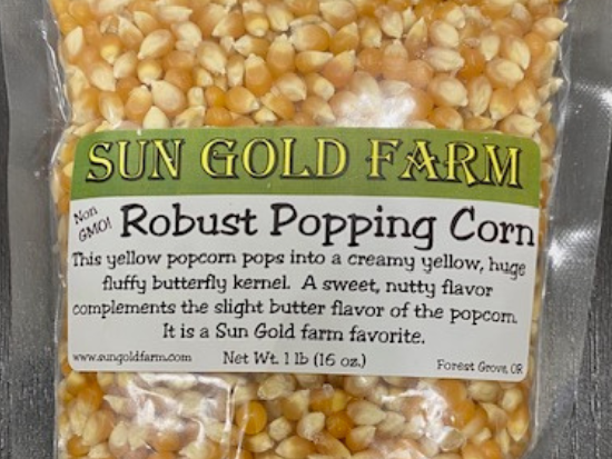 Robust Popping Corn (Sun Gold)