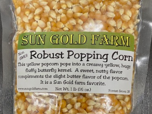 Robust Popping Corn (Sun Gold)