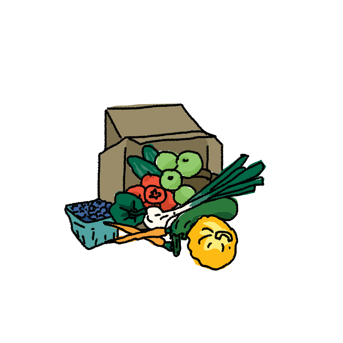 CSA Membership: Box of Fresh Produce (Farm Pick-Up)