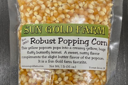 Robust Popping Corn (Sun Gold)