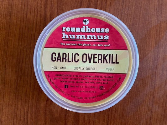 Roundhouse Hummus-Garlic Overkill